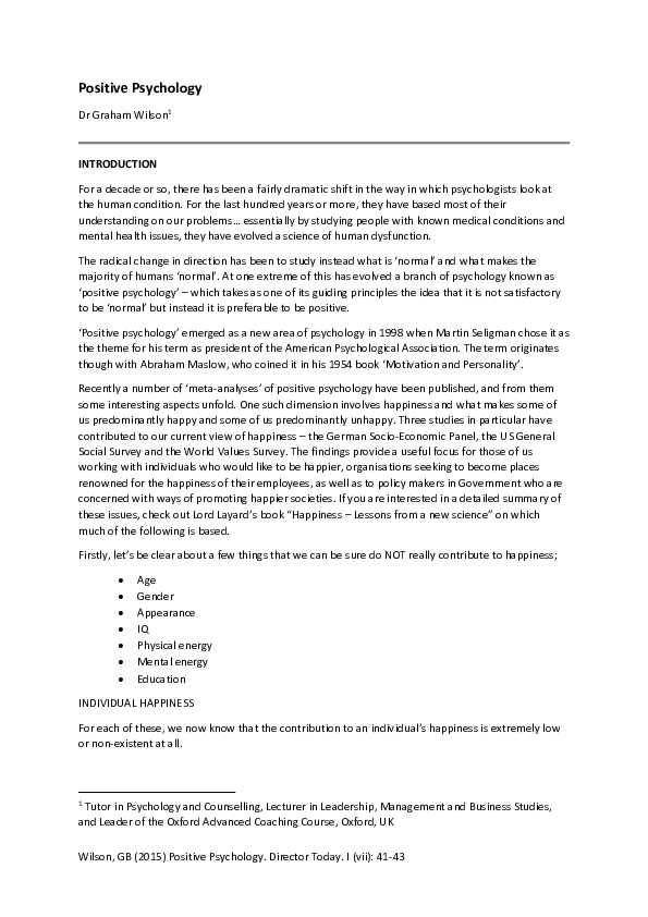 Positive psychology research topics picture