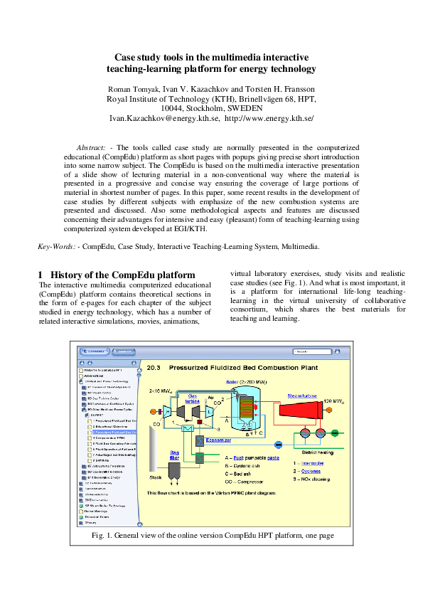 (PDF) Case study tools in the multimedia interactive teaching-learning ...