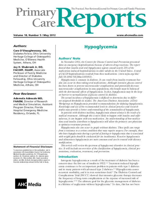 Hypoglycemia signs and symptoms image