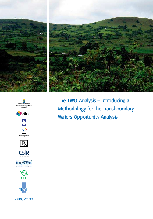 (PDF) The TWO analysis–introducing a methodology for the transboundary ...