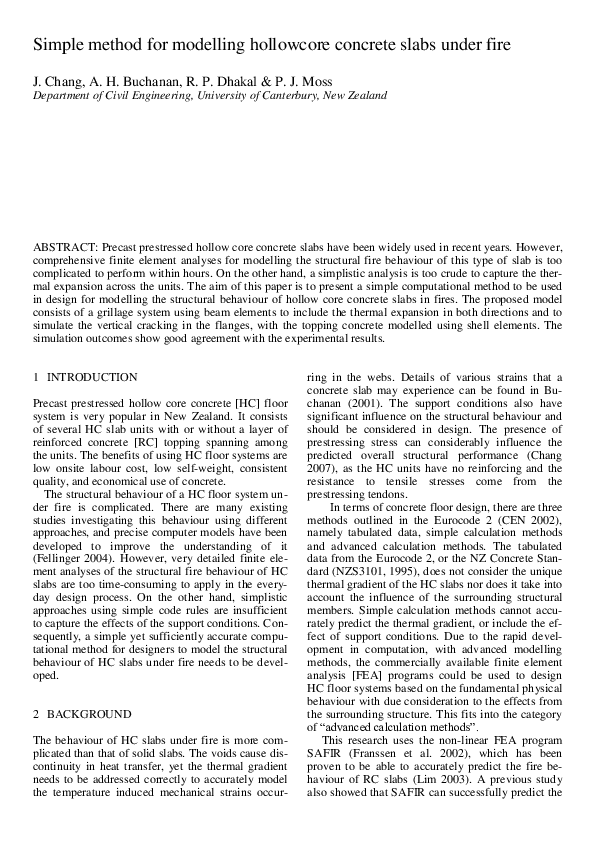 Seismic Performance Of Hollow Core Floor Systems Viewfloor.co