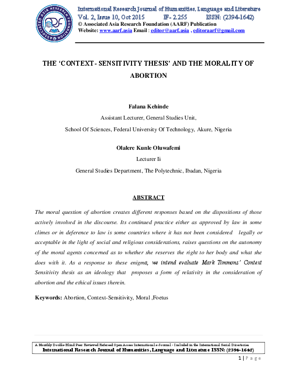 Context-sensitive analysis image