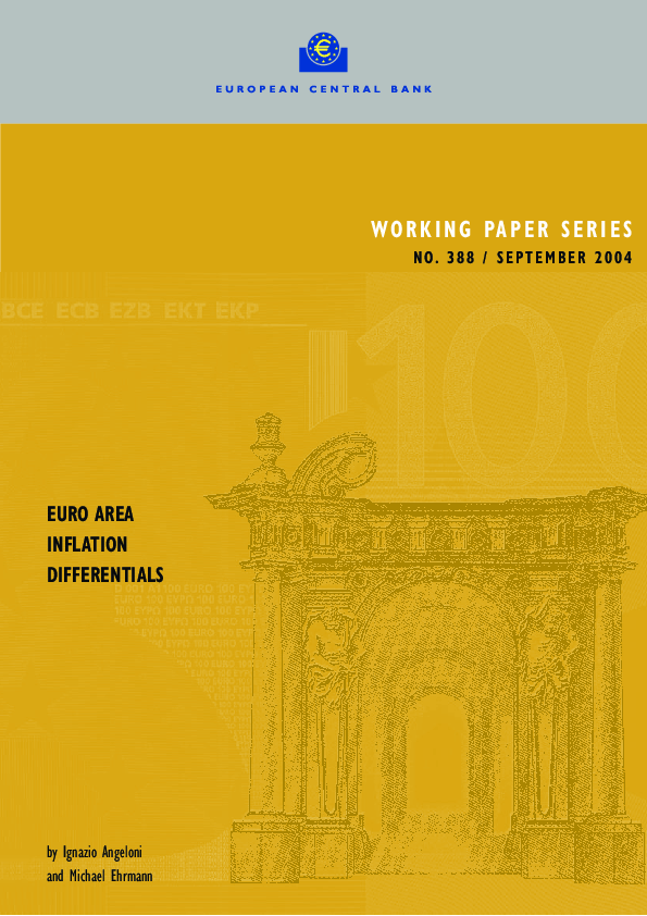 (PDF) Euro Area Inflation Differentials Ignazio Angeloni Academia.edu