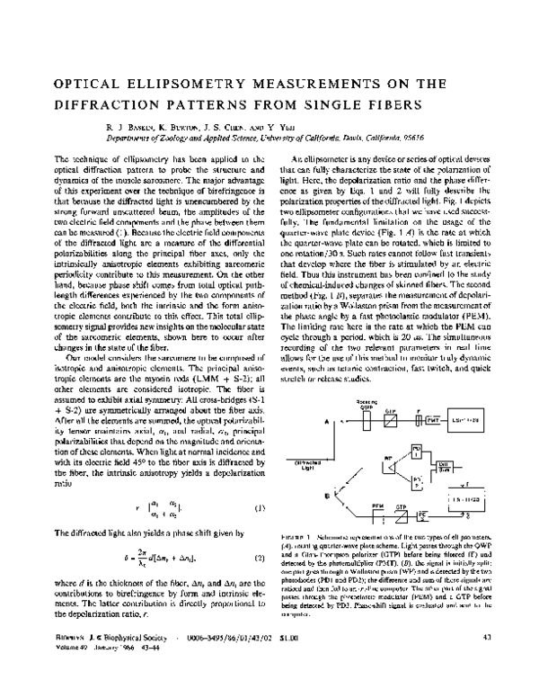 (PDF) Optical Ellipsometry Measurements on the Diffraction Patterns ...
