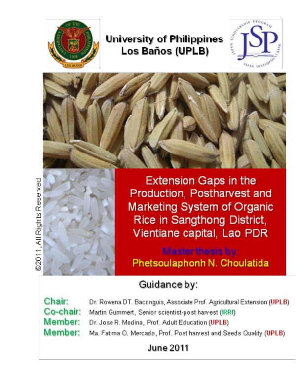 (PDF) Extension gaps in the production, postharvest and marketing ...