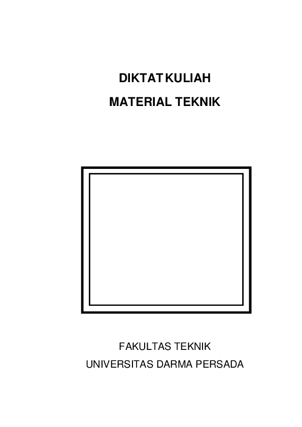 Pdf Material Teknik