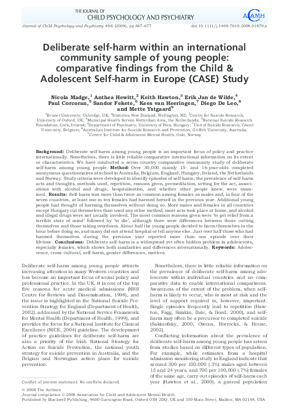 Child and adolescent mental health case studies picture