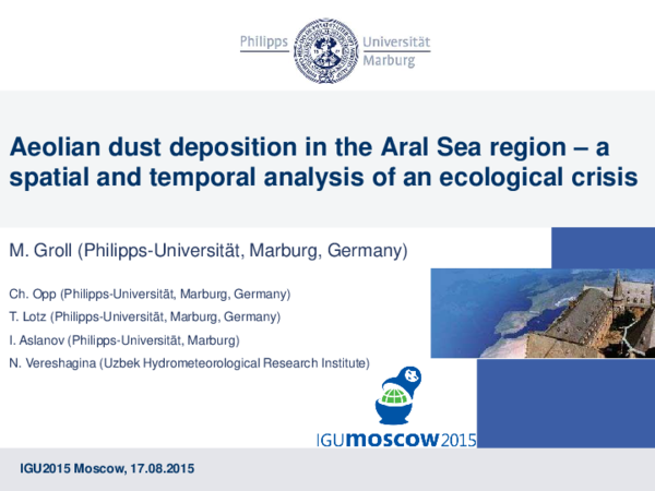 (PDF) Aeolian dust deposition in the Aral Sea region – a spatial and ...