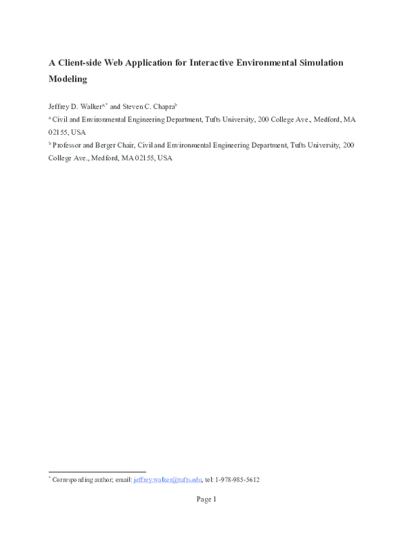 (PDF) A client-side web application for interactive environmental ...
