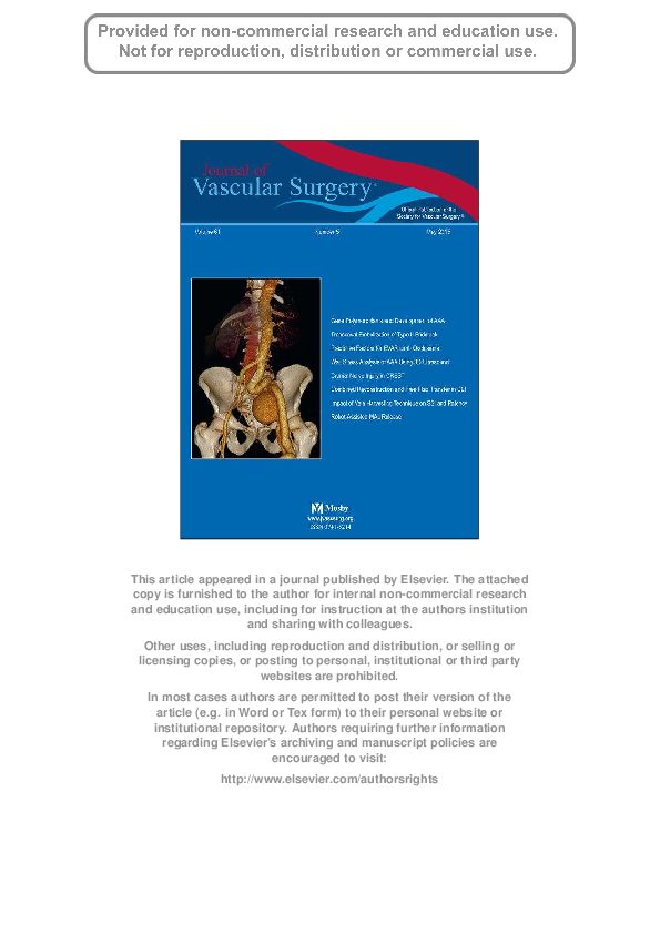 (PDF) Late open conversion after endovascular abdominal aortic aneurysm ...