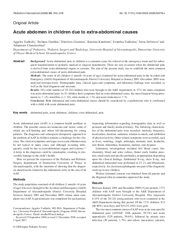 Acute abdomen definition picture