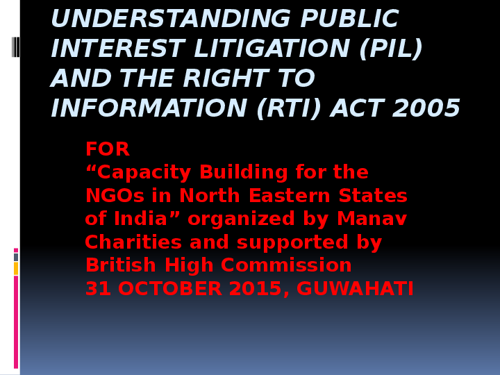 (PPT) PPT on PIL and RTI Soma Bhowmick Academia.edu