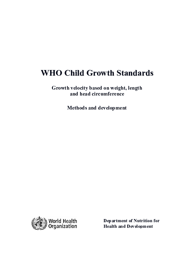 (PDF) Members of the WHO Multicentre Growth Reference Study Group ...