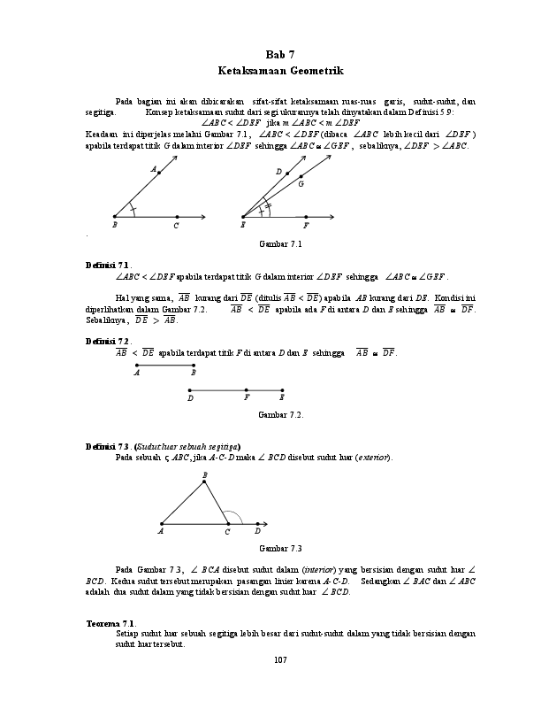 (PDF) Bab 7 Ketaksamaan geometrik
