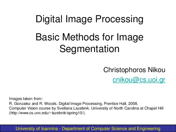 (PDF) Copia de Chapter 10 Image Segmentation