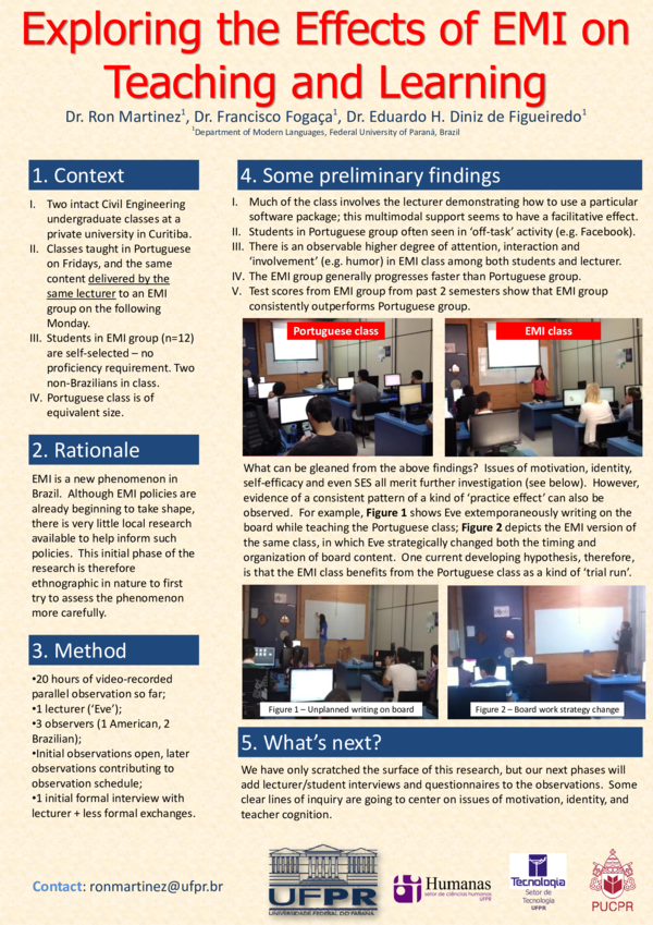 (PDF) Exploring the Effects of EMI on Teaching and Learning