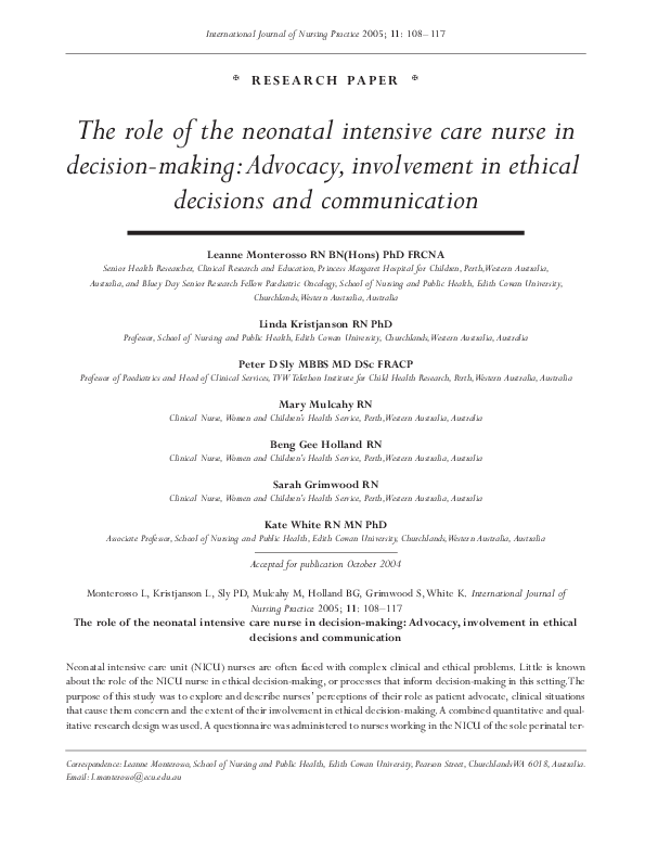 Neonatal ethics cases picture