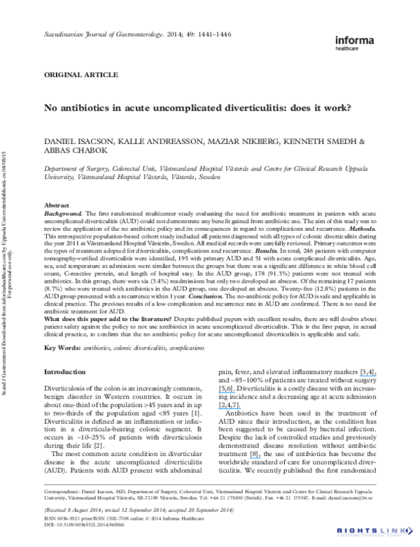 Acute diverticulitis essay 06 picture