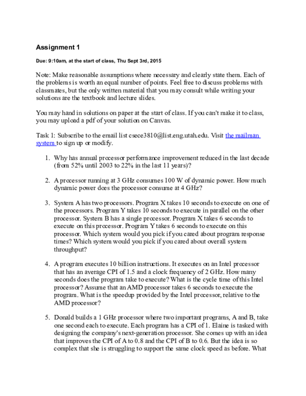 (DOC) Assignment 1 computer