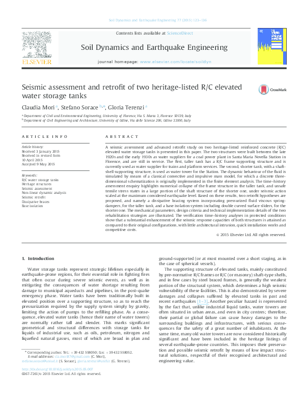 (PDF) Seismic assessment and retrofit of two heritage-listed R/C ...