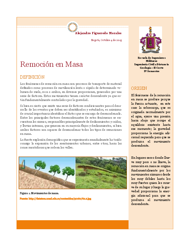 (PDF) Remoción en masa