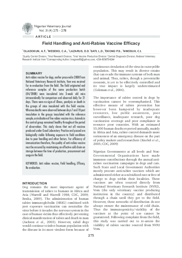Anti rabies vaccine picture