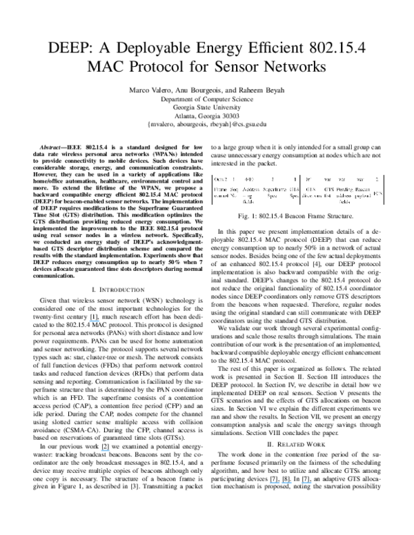 (PDF) DEEP: A Deployable Energy Efficient 802.15.4 MAC Protocol for ...