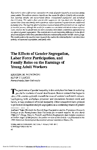 Gender segregation essay 06 picture