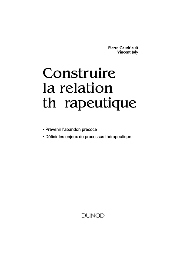 Thérapie cognitivo-comportementale datant