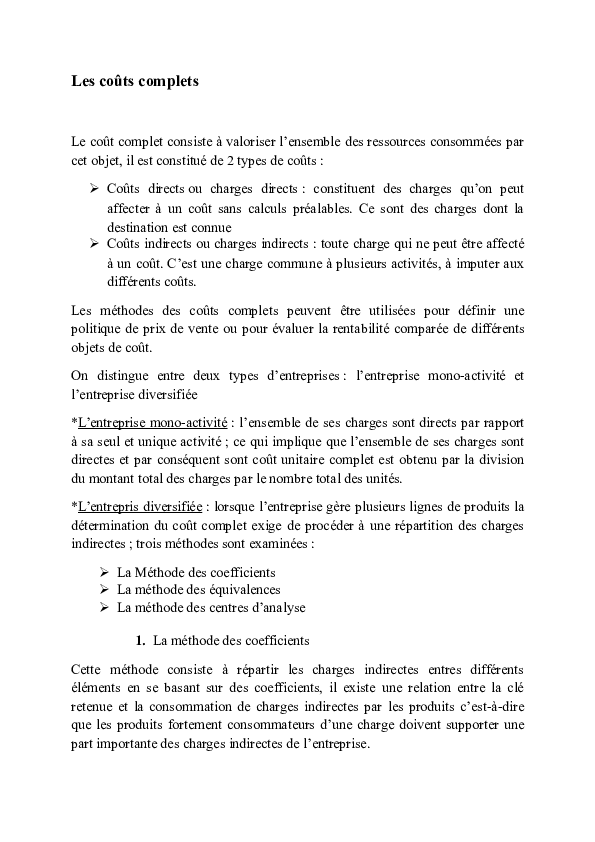 Doc Le Cout Complet Oth Oth Academia Edu
