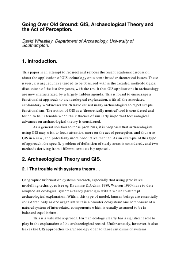 Culture history approach archaeology picture