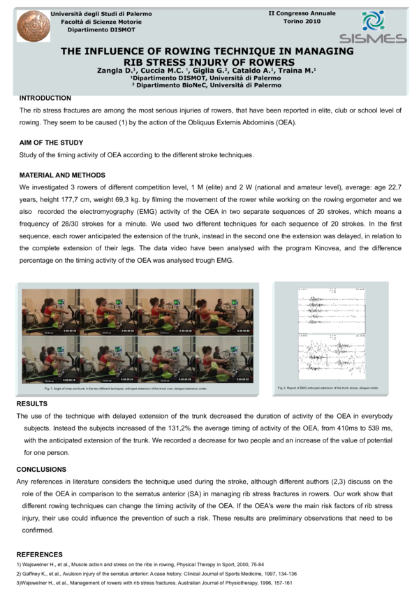 (PPT) The influence of the tecnique of rowing in the management of the