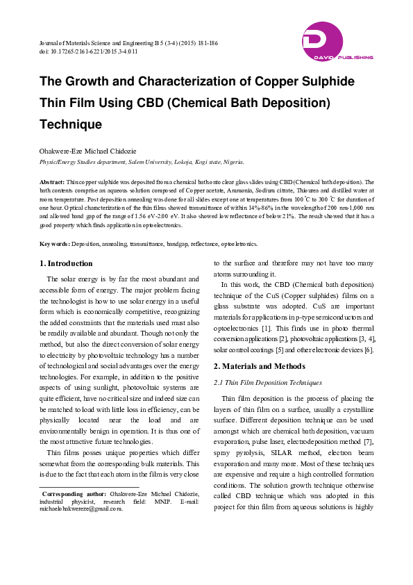 Thin film thesis image