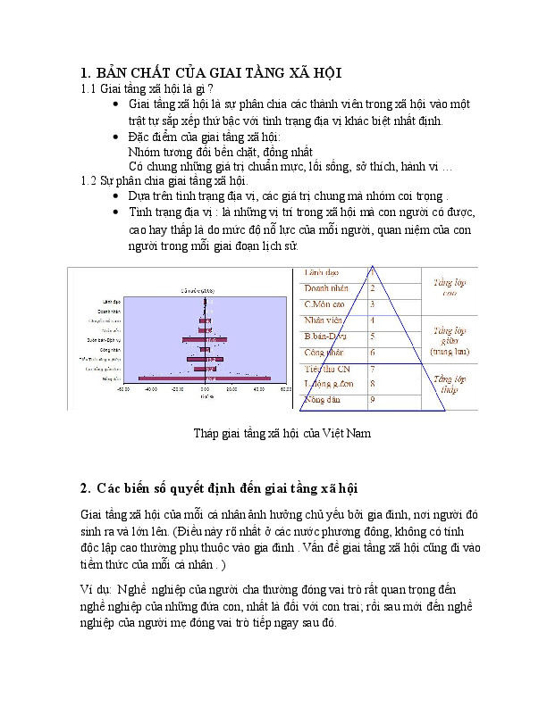 First page of “BẢN CHẤT CỦA GIAI TẦNG XA HỘI”