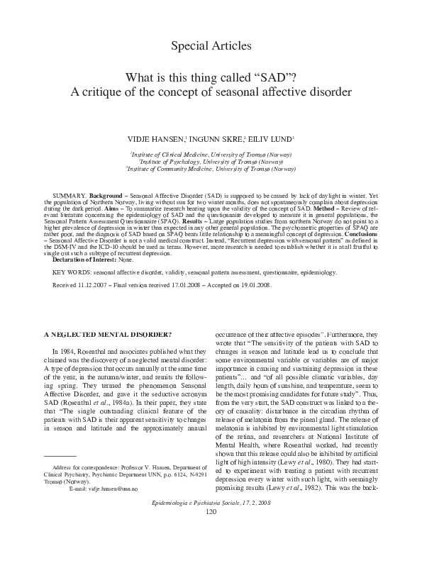 (PDF) What is this thing called 