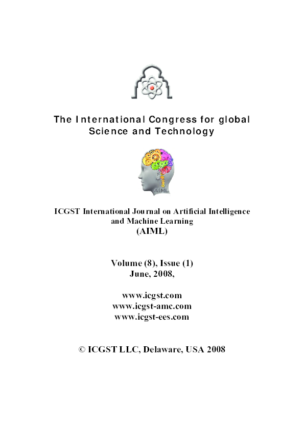 (PDF) Artificial Intelligence and Machine Learning Journal, Volume 8 ...