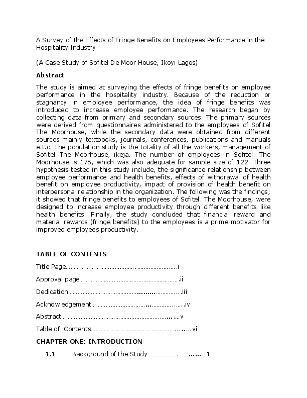 Fringe benefits thesis picture