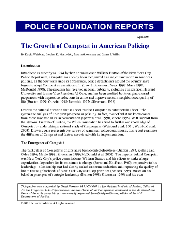 Essays on compstat 07 picture