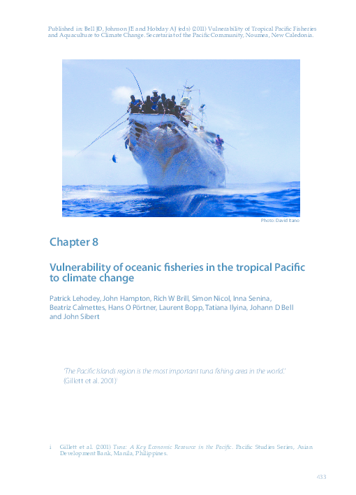 (PDF) Vulnerability of oceanic fisheries in the tropical Pacific to ...