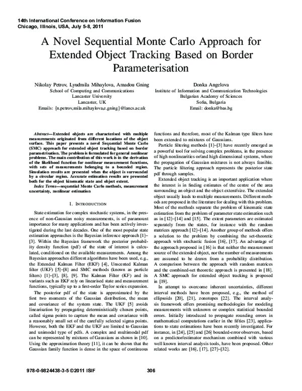 (PDF) A novel sequential Monte Carlo approach for extended object ...
