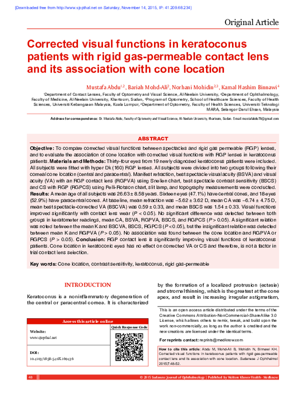 (PDF) High Dk piggyback contact lens system for contact lens-intolerant ...