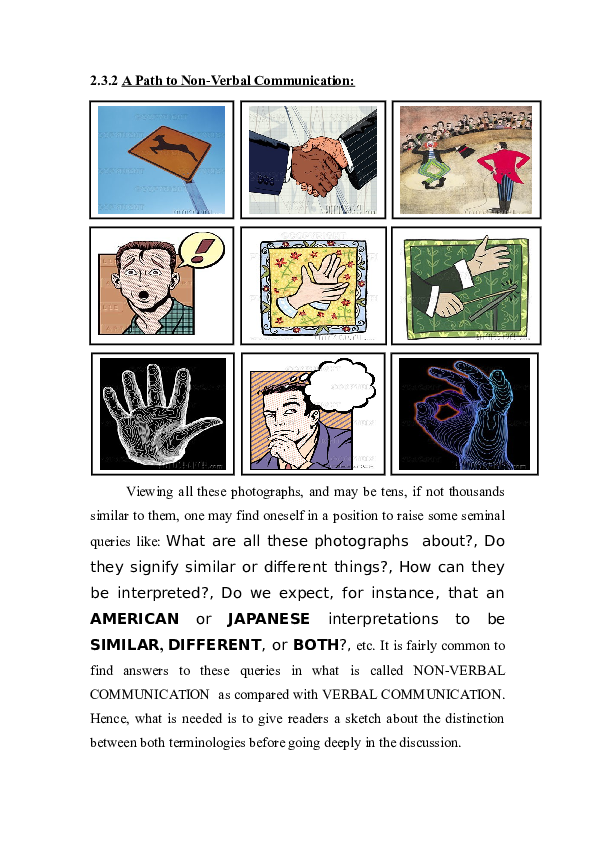 (DOC) A Path to Non-verbal Communication