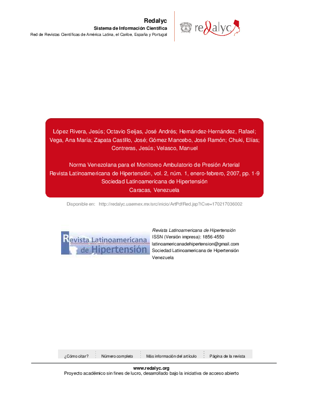 Pautas para la presión arterial alta acc / aha pdf