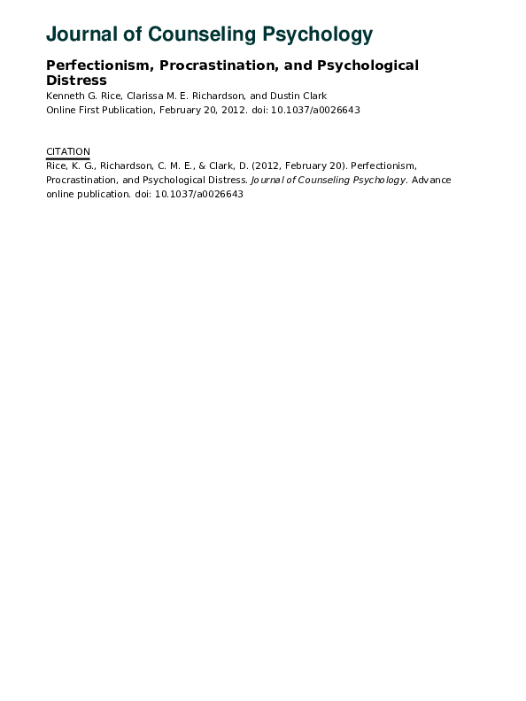 Write an essay that argues your position on the value of striving for perfection image