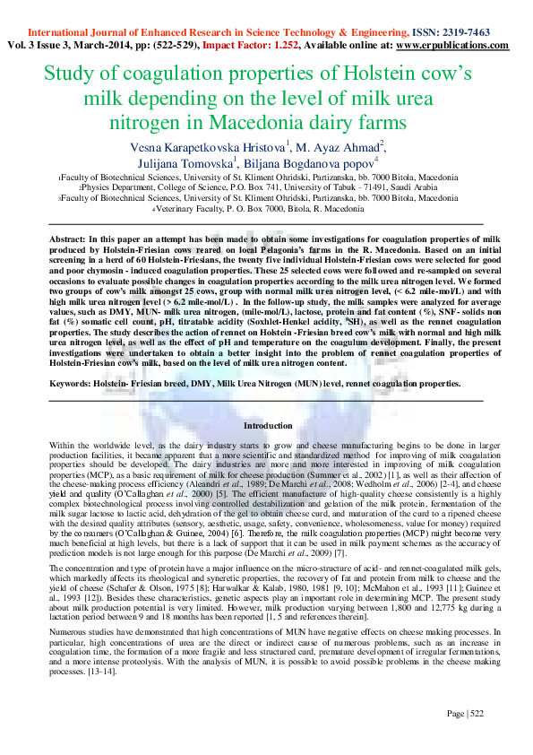 (PDF) Potential estimation of titratable acidity in cow milk using mid