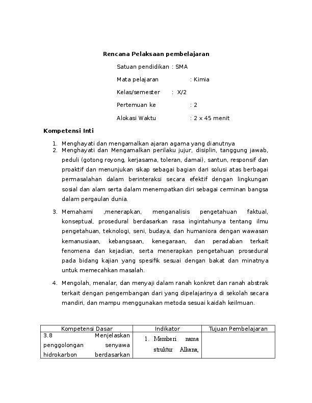 (DOC) Contoh Tugas RPP