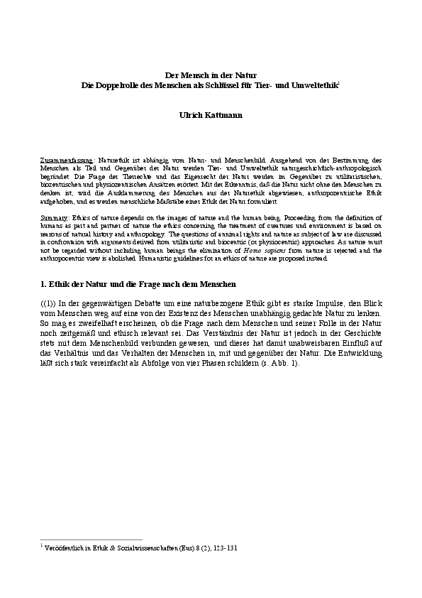 History of environmental ethics picture