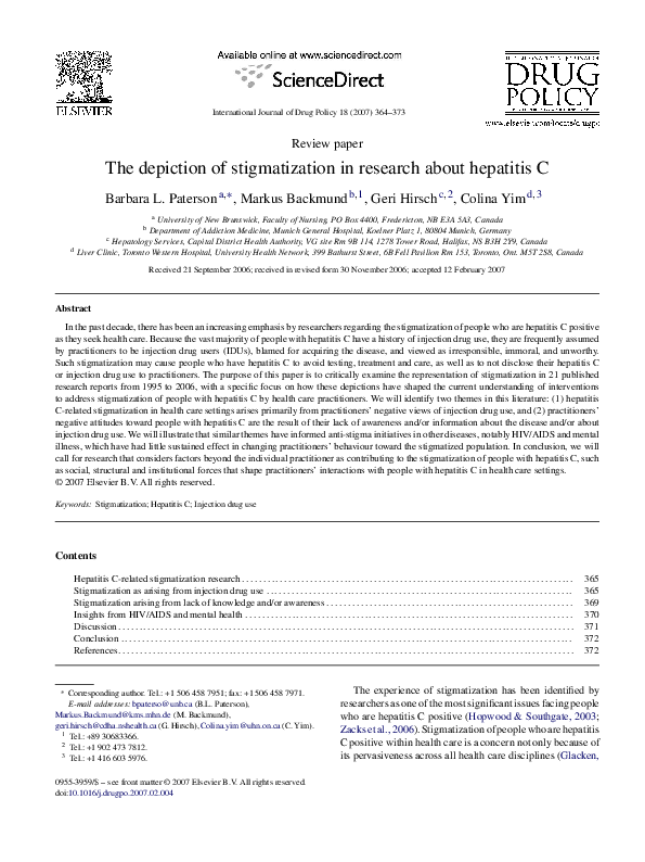Hepatitis research paper image