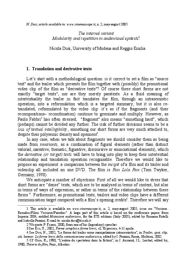 Film adaptation essay example image