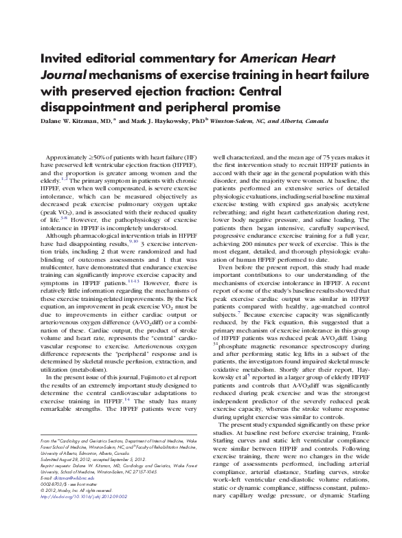  pdf mechanisms of the improvement in peak vo2 with exercise training